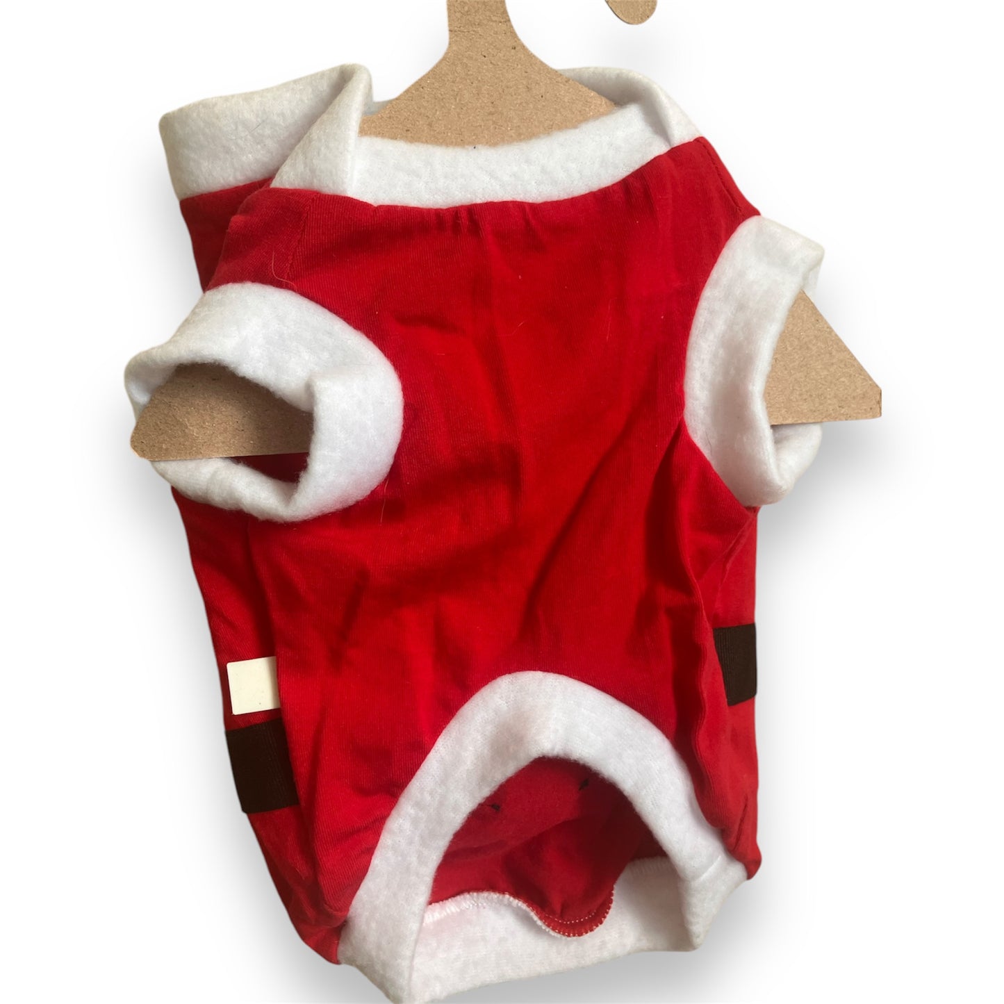 Pet Designer Santa Claus Holiday Christmas Noel Sleeveless Shirt for Dogs and Cats