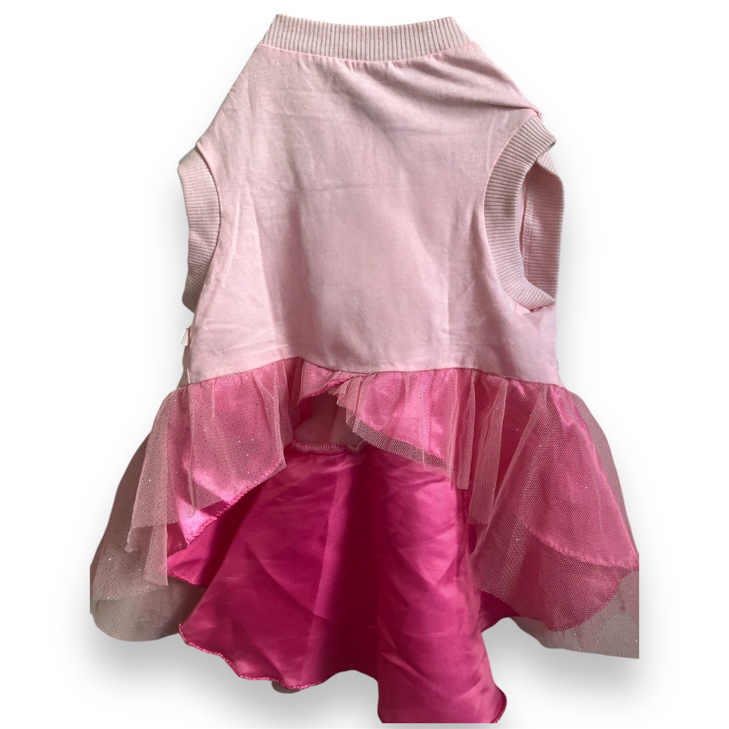 Pet Designer Holiday Christmas Pink Dress Ho Ho Ho for Dogs and Cats