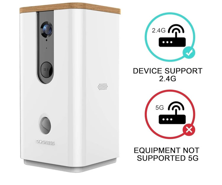 DOGNESS Wi-Fi Pet Camera with Treat Dispenser for Dogs and Cats.