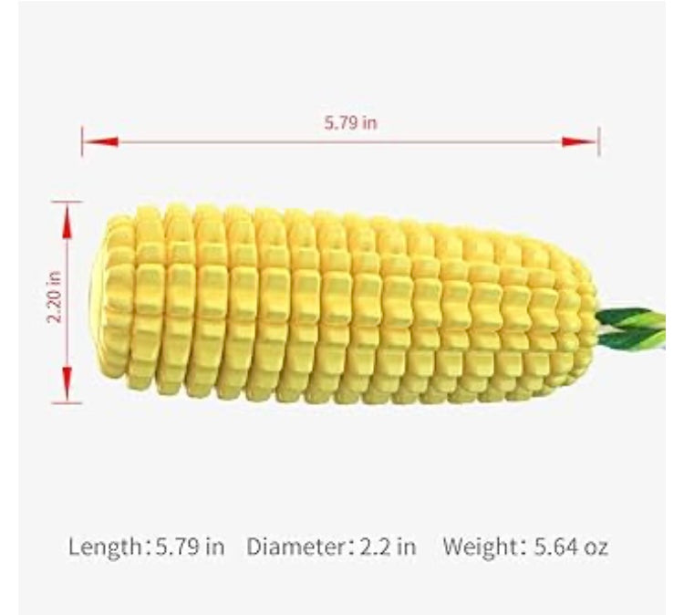 Dog Toy Chewer Corn Stick