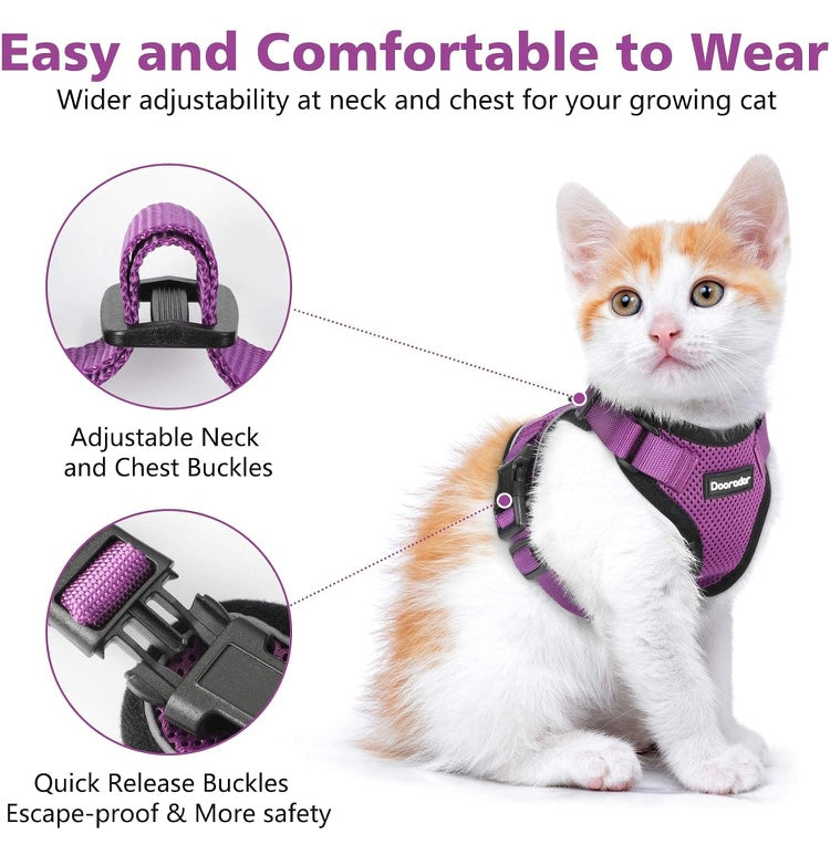 Cat Harness and Leash Escape Proof - Small Size