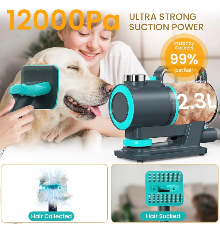 Pet Grooming Vacuum Kit with Aromatherapy