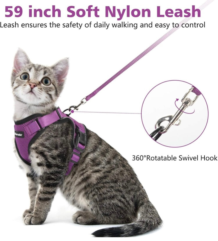 Cat Harness and Leash Escape Proof - Small Size