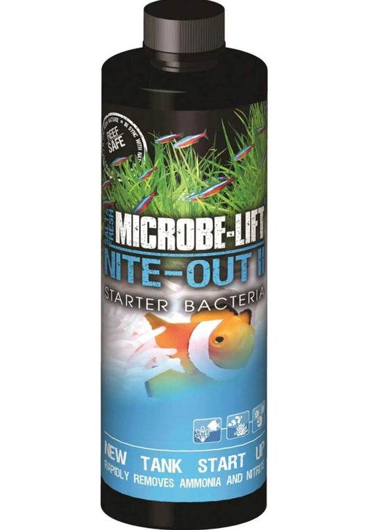 Starter Bacteria - Additives & Supplements for Fish Tank - Ecological Laboratories Nite Out II - 8 oz