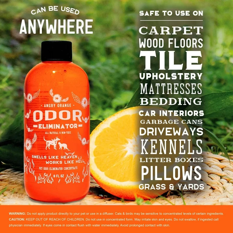 Angry Orange Pet Odor Eliminator 8 Oz