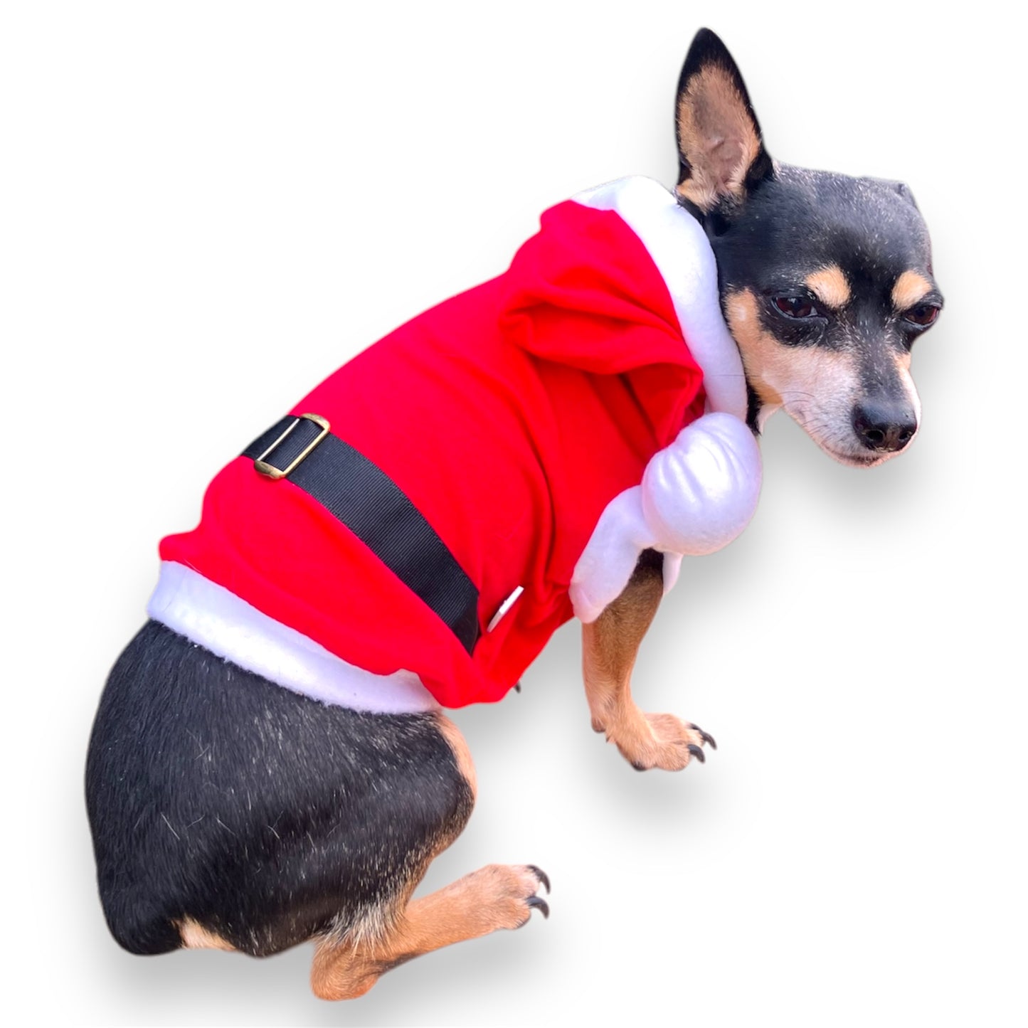 Pet Designer Santa Claus Holiday Christmas Noel Sleeveless Shirt for Dogs and Cats