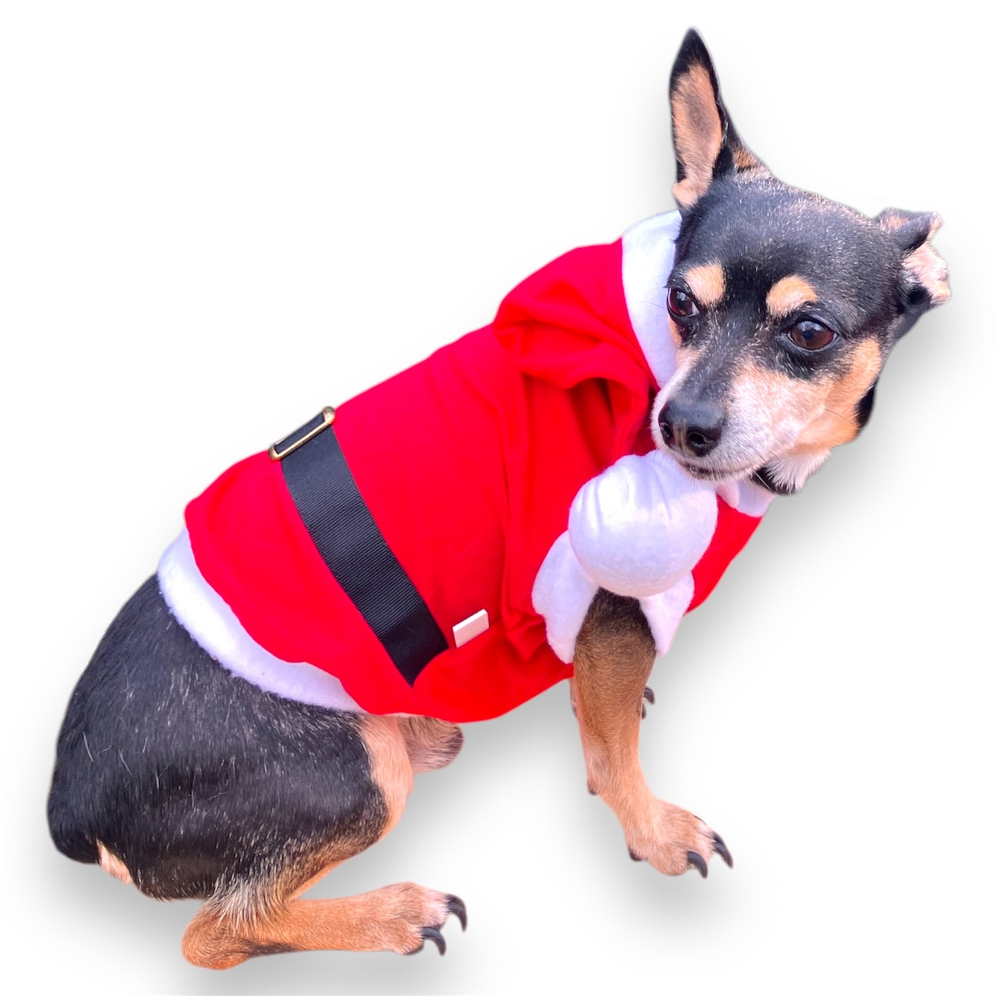 Pet Designer Santa Claus Holiday Christmas Noel Sleeveless Shirt for Dogs and Cats