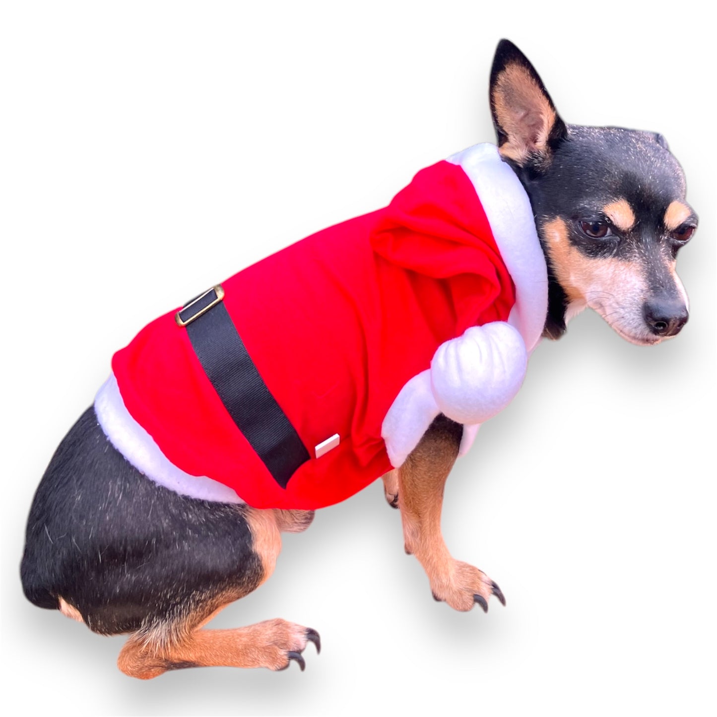 Pet Designer Santa Claus Holiday Christmas Noel Sleeveless Shirt for Dogs and Cats