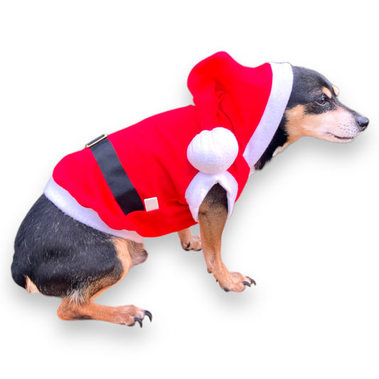 Pet Designer Santa Claus Holiday Christmas Noel Sleeveless Shirt for Dogs and Cats