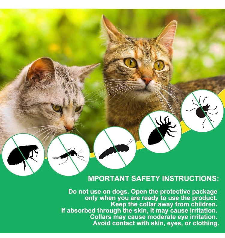 Flea and Tick Collar for Cats 4 Pack