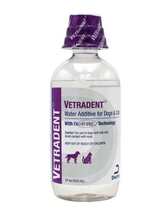 Pet Essentials | Water Additive for Dogs and Cats 17 oz Dechra Vetradent