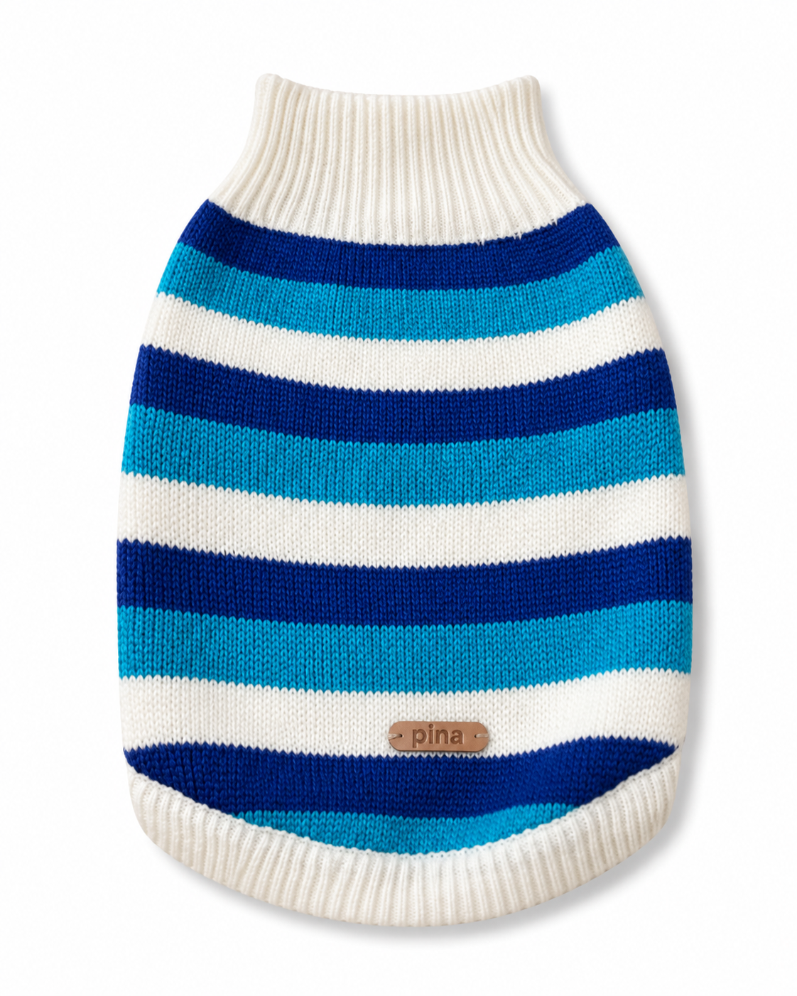 Cozy Striped Pet Sweater for Cats and Small Dogs – Size M
